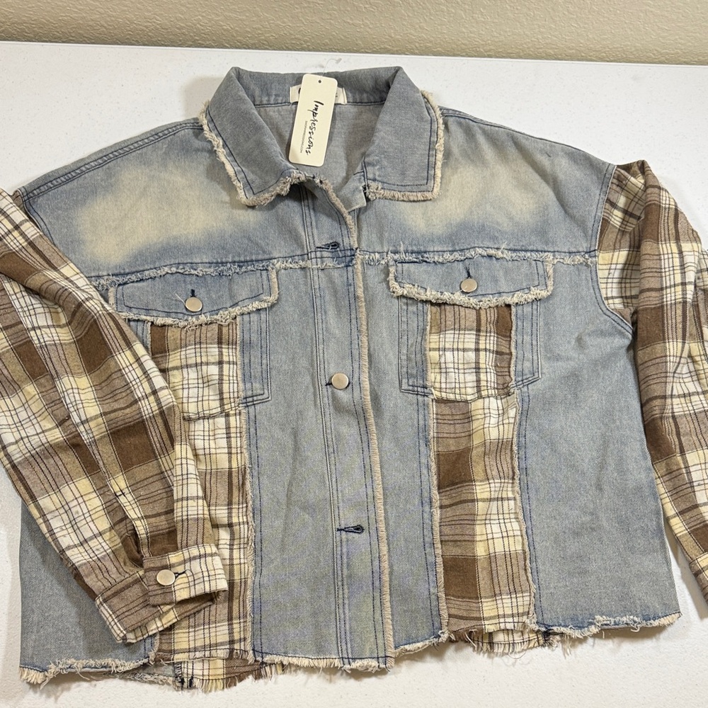 Impressions Light Blue Denim Jacket with Tag